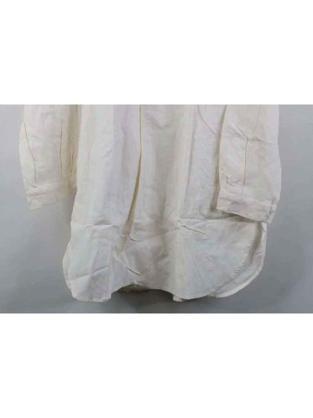 Deadstock Vtg 50s Unissued German Military Mens 36 Hospital Grandpa Shirt White